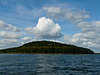 Jedna z wysp na jeziorze Wigry na Suwalszczyźnie